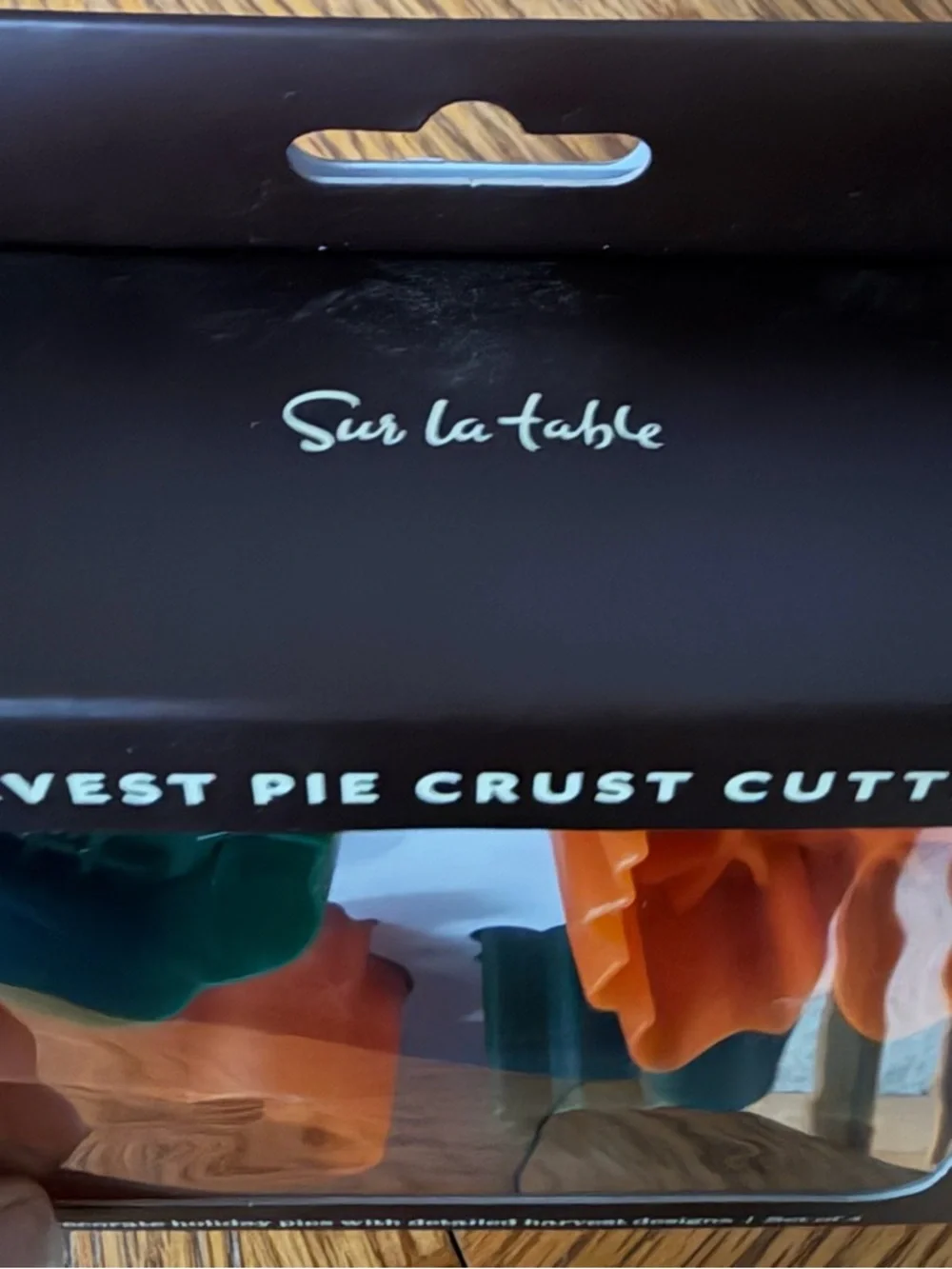 Sur La Table Colorful Harvest Pie Crust Cutter Set